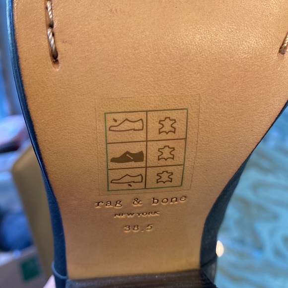 Stunning black rag and bone leather booties. - Picture 4 of 6